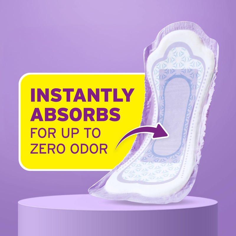 Poise Incontinence & Postpartum Pads for Bladder Leaks, 5 Drop Maximum Absorbency, Regular Length, 48 Count, Packaging May Vary - Image 2